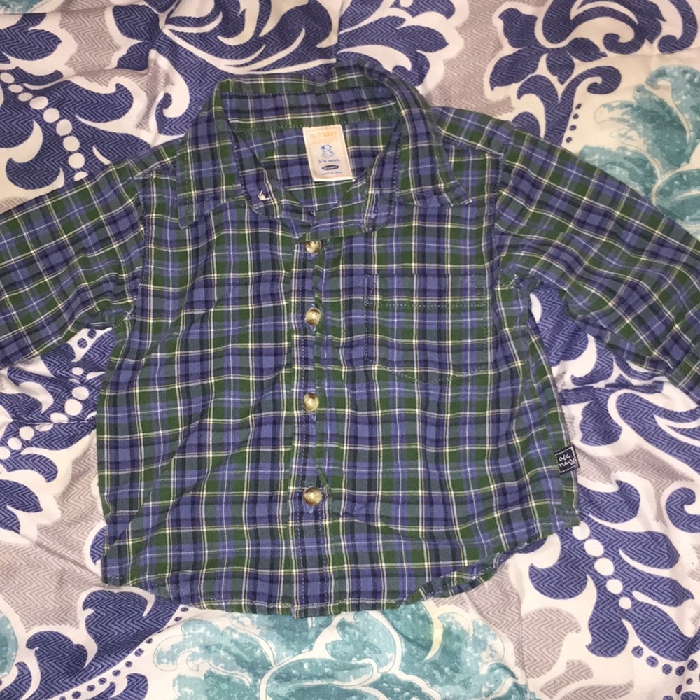 Baby shirt/Khaki pants(can be shorts or pants)